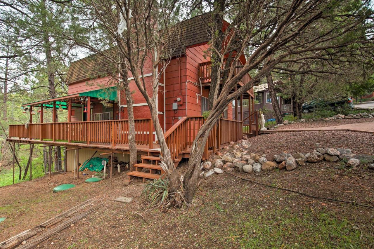 Ruidoso Cabin With Deck And Grill Less Than 3 Mi To Race Track Exterior foto